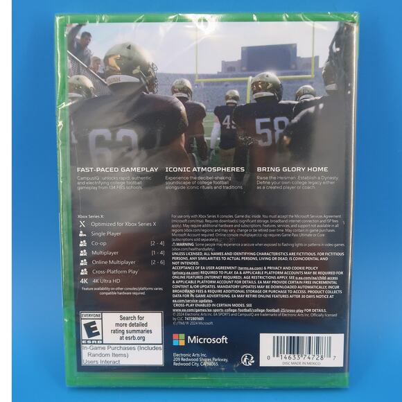 EA Sports College Football 25 - Microsoft Xbox Series X In Original Package - Picture 2 of 3